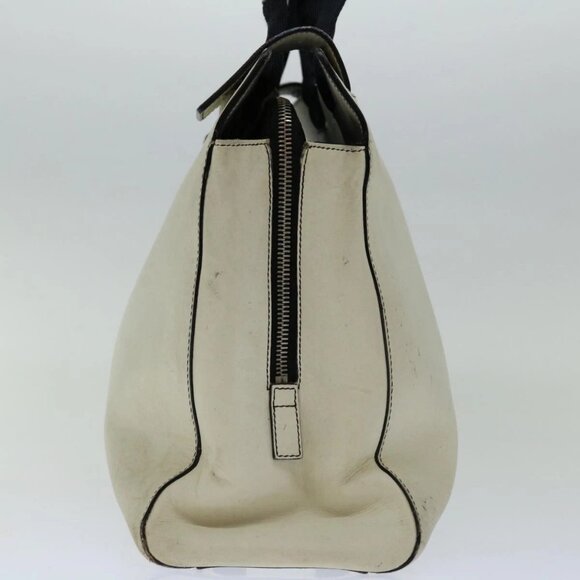 PRADA Hand Bag Leather White Auth ar11644B - Picture 4 of 16